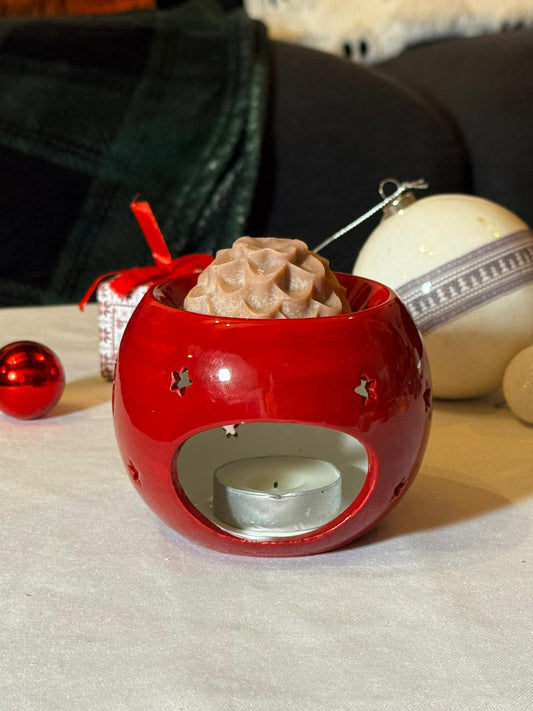 Brûle-parfum boule de Noël