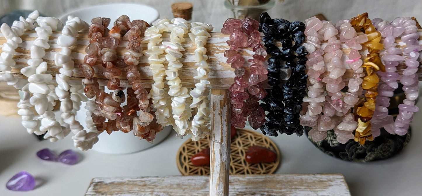 Bracelet Morganite baroque – Amour & douceur