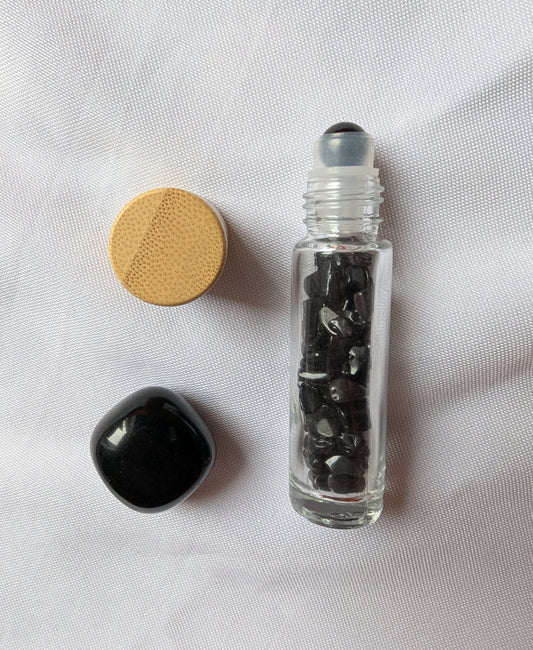 Roll-on protection en tourmaline noire