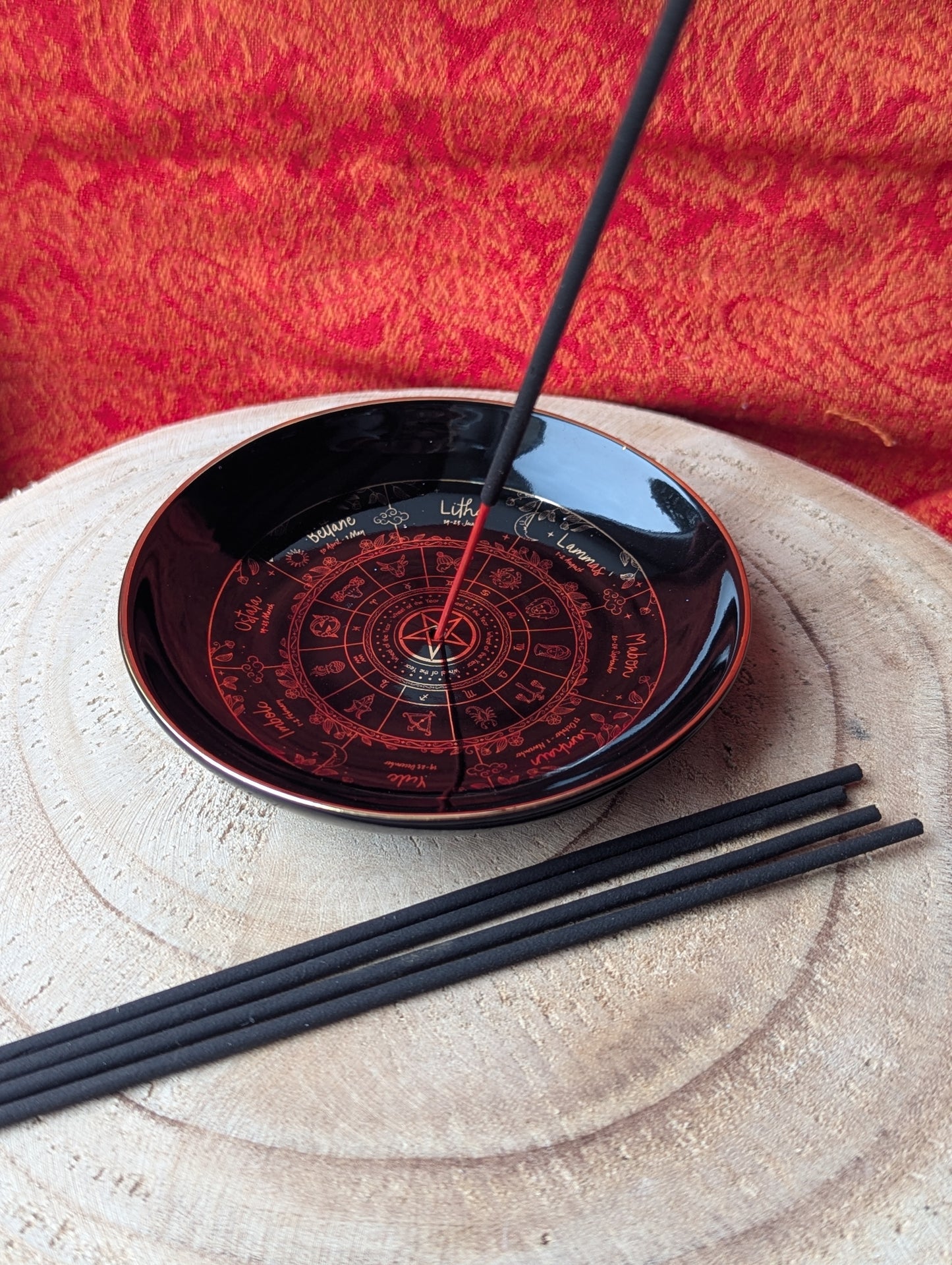 Porte encens roue de l'année