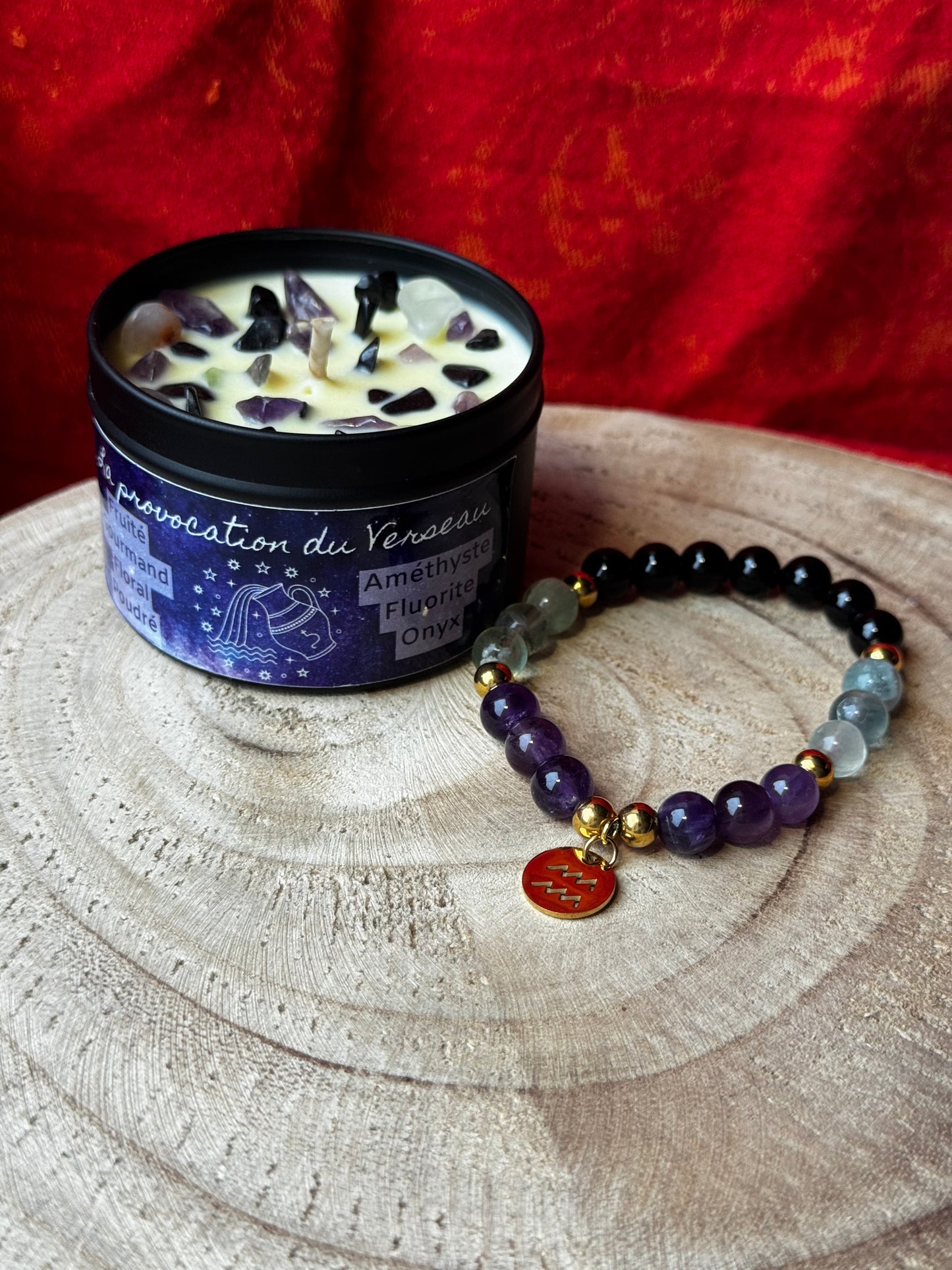 Bougie La provocation du Verseau (20 janvier - 18 février)