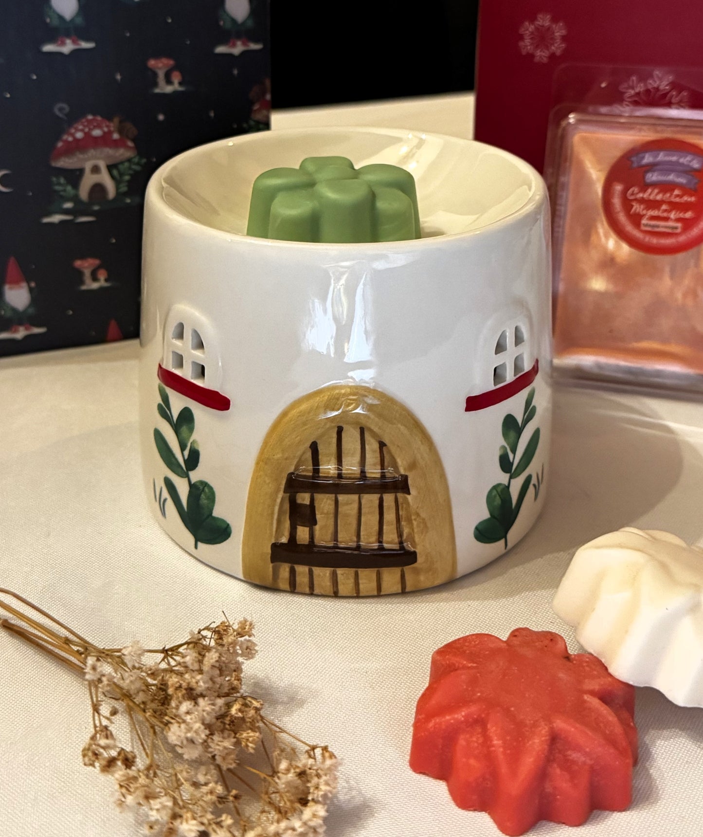 Brûle-parfum grande maison champignon