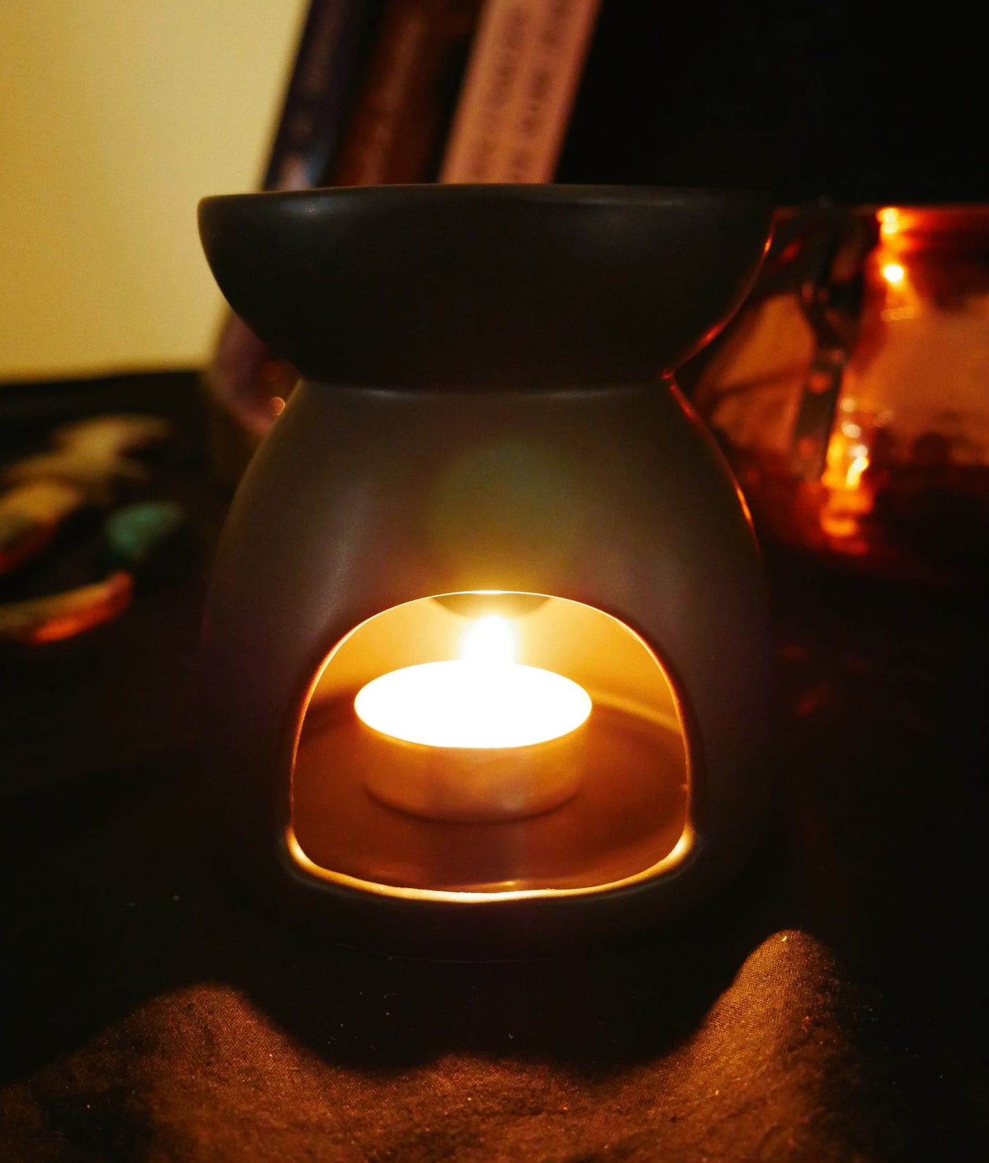 Brûle-parfum triple lune