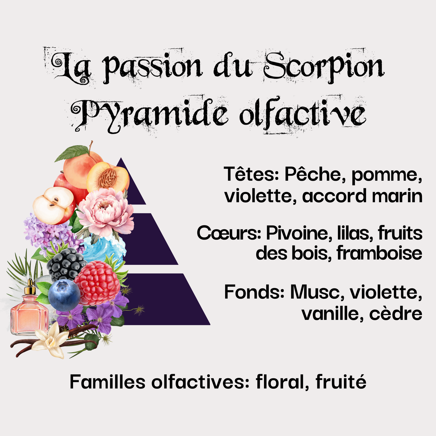 Bougie La passion du Scorpion (23 octobre – 21 novembre)