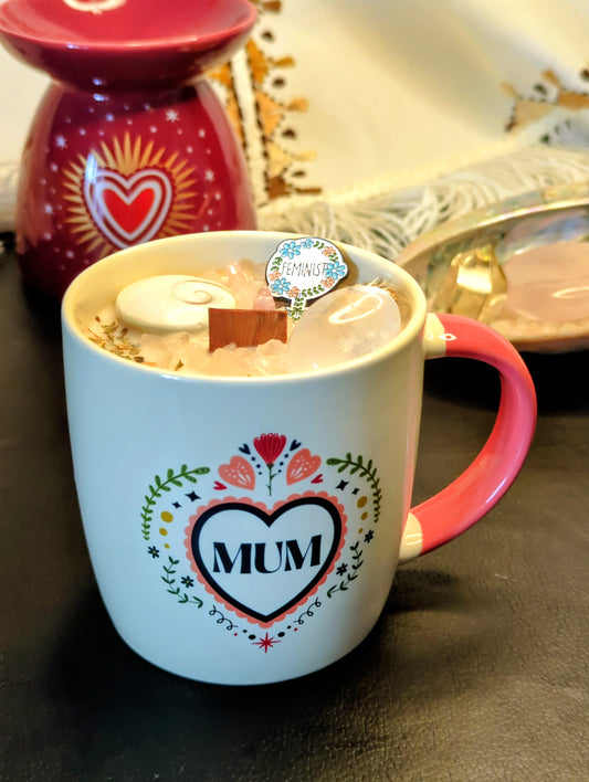 Bougie Mug "Maman Badass" – Féminisme, Amour & Pouvoir - Fête des Mères