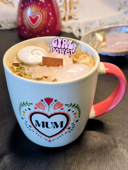 Bougie Mug "Maman Badass" – Féminisme, Amour & Pouvoir - Fête des Mères