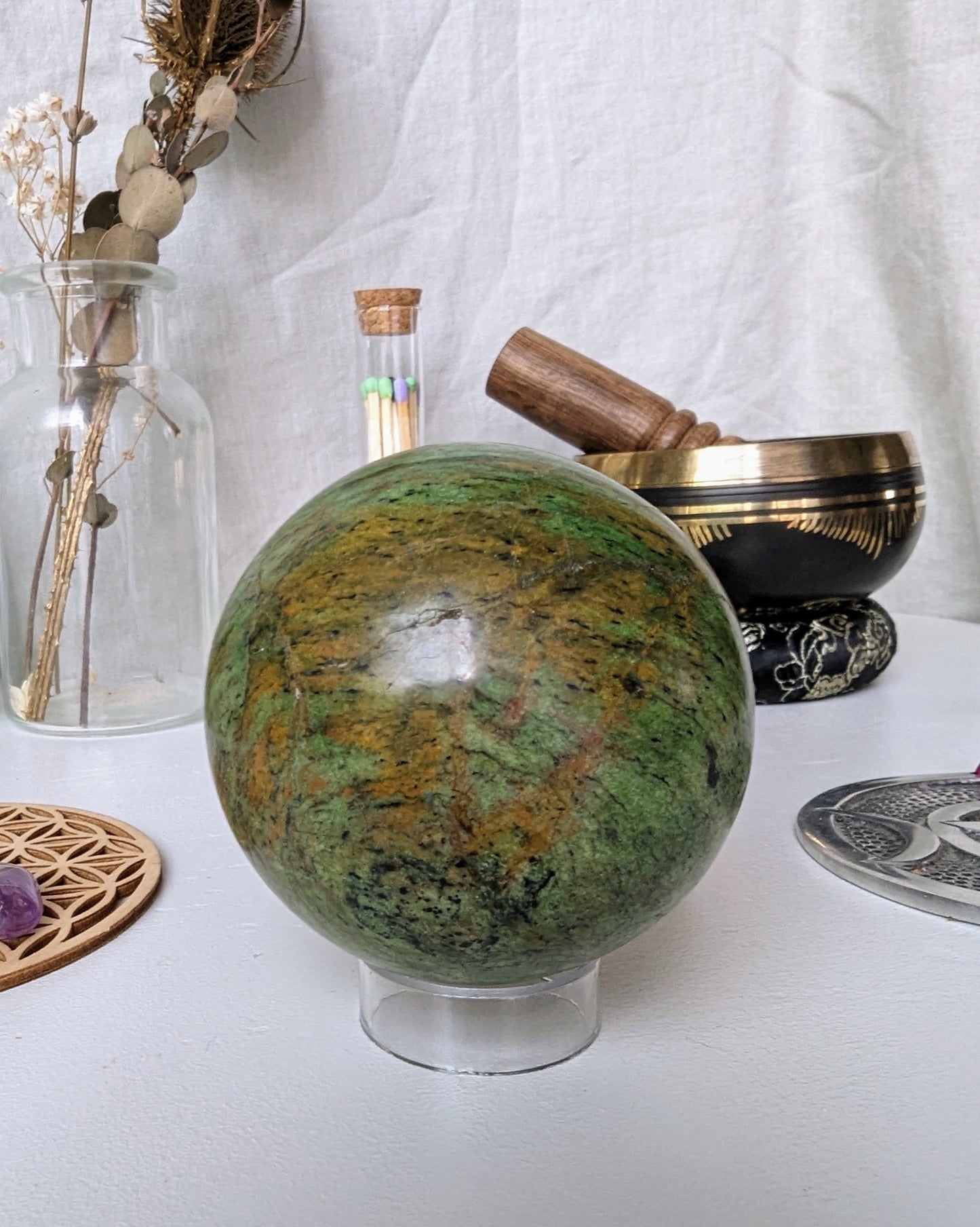 Sphère en Chrysoprase