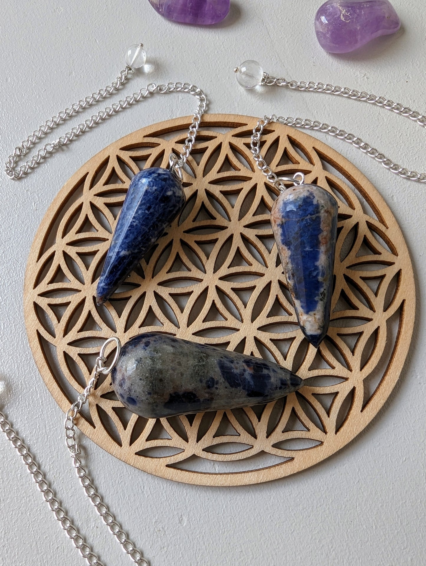 Pendule en sodalite