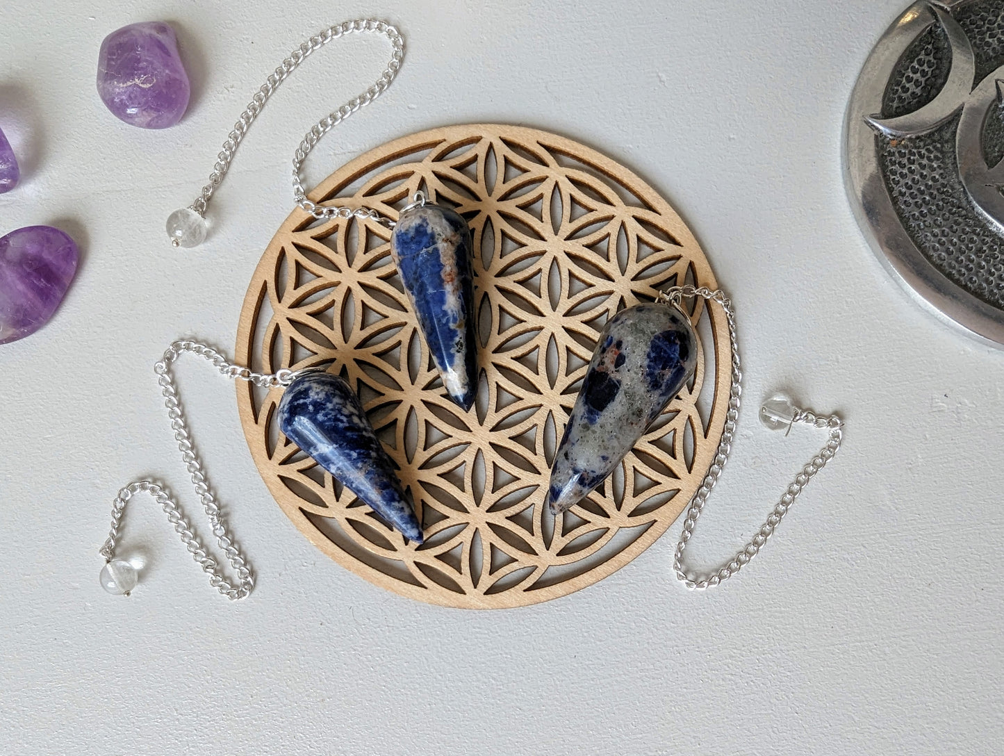 Pendule en sodalite