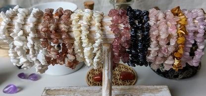 Bracelet Obsidienne Flocon de Neige baroque – Lâcher prise & motivation