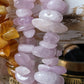 Bracelet baroque en kunzite