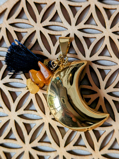 Bola Sagesse Lunaire en Ambre – Bola de grossesse & collier d’harmonie