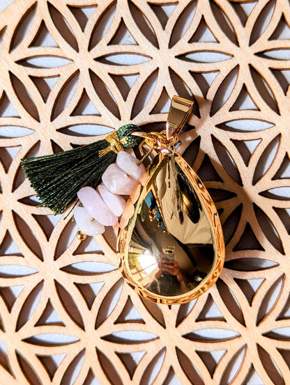 Bola Œuf d’Amour en Morganite – Bola de grossesse & collier d’harmonie