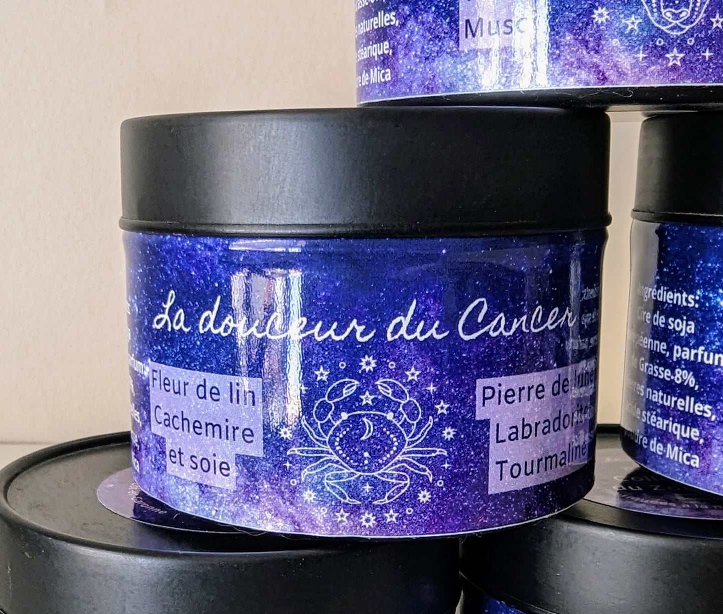 Bougie La douceur du Cancer