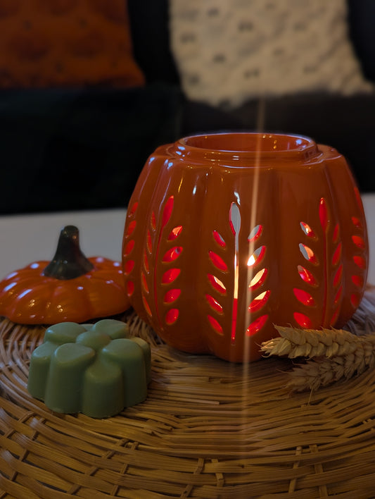 Brûle-parfum citrouille automnale
