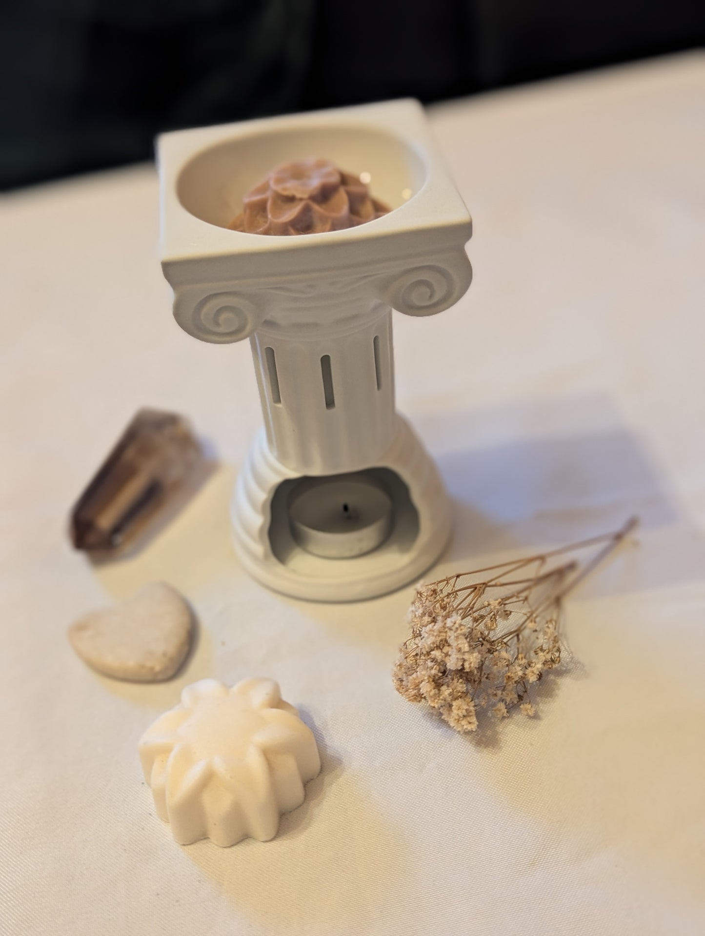 Brûle-parfum Colonne Grecque