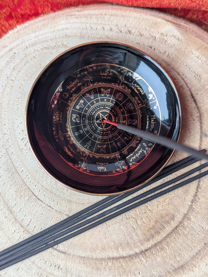 Porte encens roue de l'année