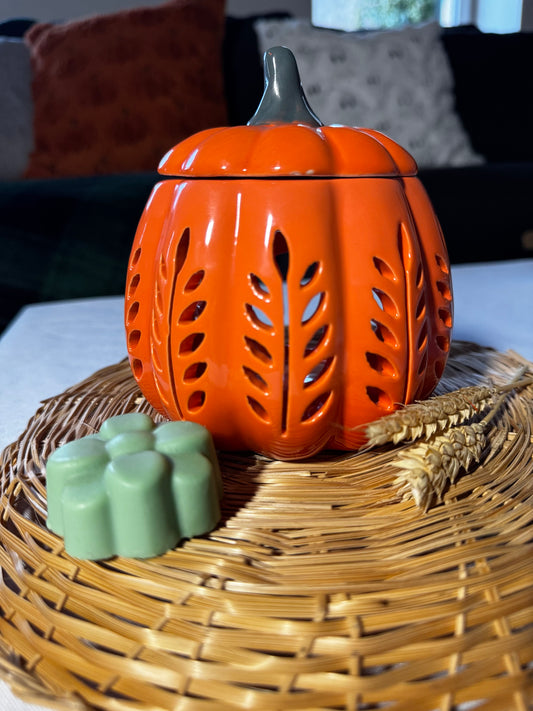 Brûle-parfum citrouille automnale