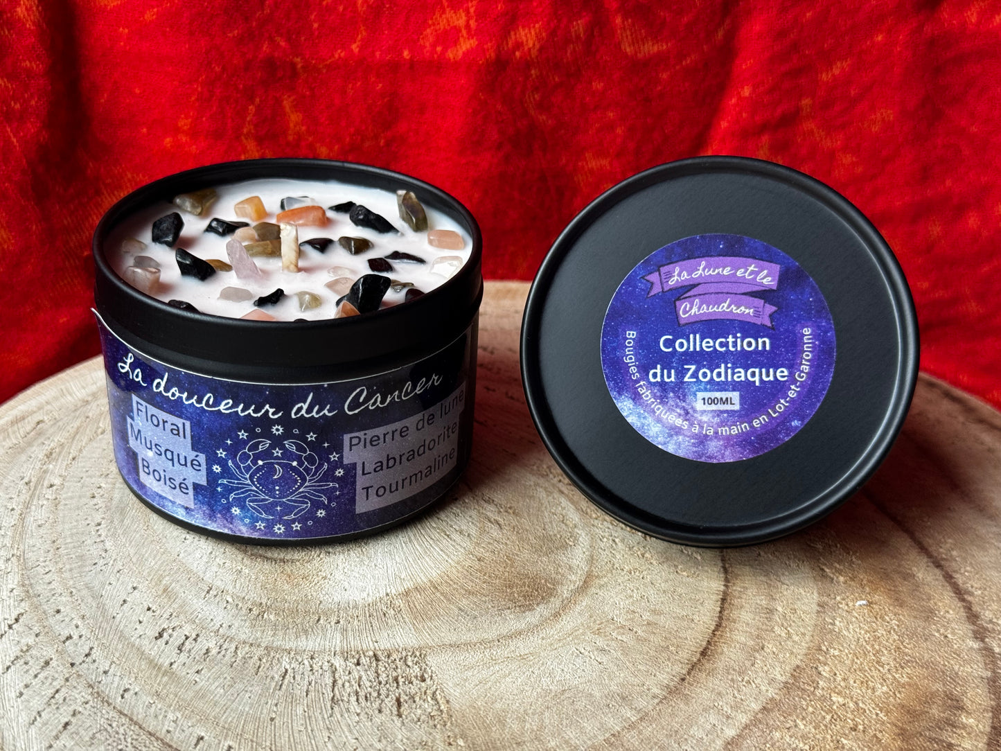 Bougie La douceur du Cancer (21 juin - 22 juillet)